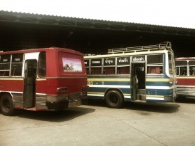 Lokale Busse in Thailand