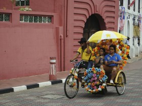Fahrrad-Rikscha in Malaysia