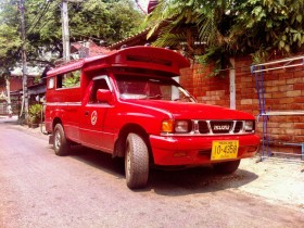 Sammeltaxi (Songthaew) in Thailand