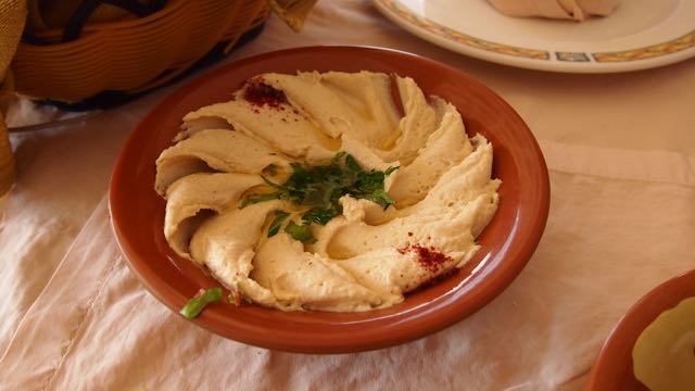 Hummus als Vorspeise in Jordanien
