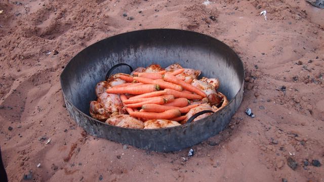 Zarb Barbecue in Wadi Rum
