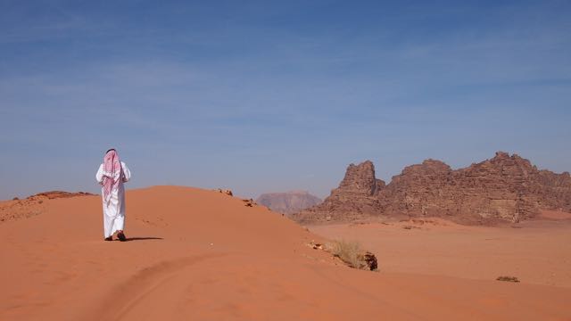 Beduine in Wadi Rum